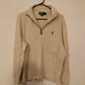 Mens Quarter Zip Polo Ralph Lauren Sweater